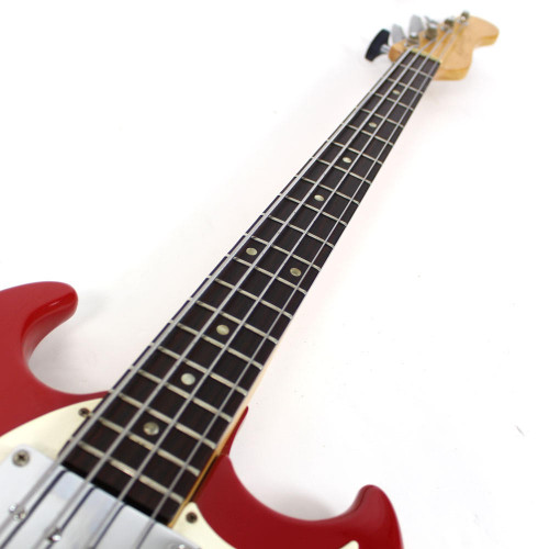 Vintage 1960s Kalamazoo KB Electric Bass Guitar in Flame Red Finish