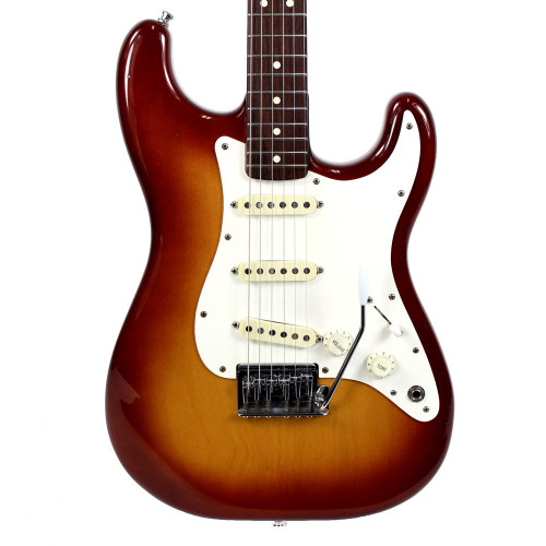1983 USA Made Fender American Standard Stratocaster Electric Guitar in Sienna Sunburst Finish