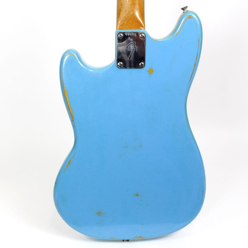 Vintage 1966 Fender Duo Sonic II Electric Guitar in Blue Finish