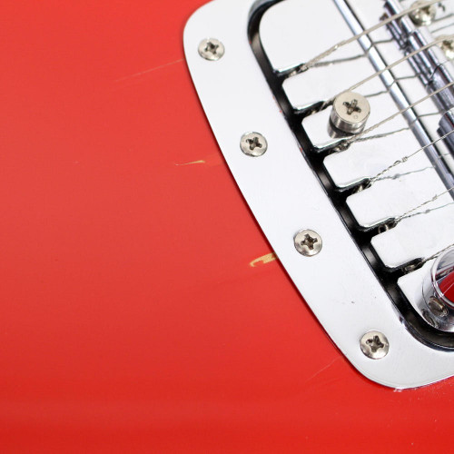 Vintage 1967 Fender Bronco Electric Guitar in Red Finish