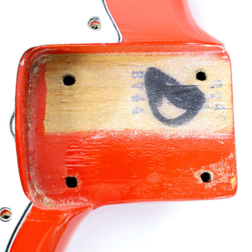 Vintage 1967 Fender Bronco Electric Guitar in Red Finish