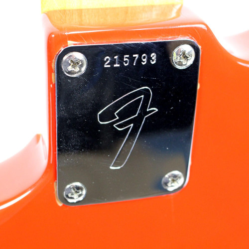 Vintage 1967 Fender Bronco Electric Guitar in Red Finish