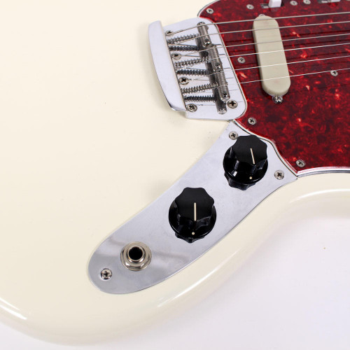 Vintage 1960s Fender Mustang/Duo Sonic II Electric Guitar in White