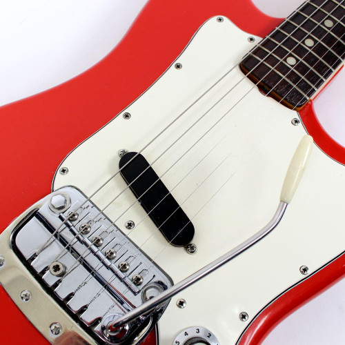 Vintage 1967 Fender Bronco Electric Guitar Red Finish