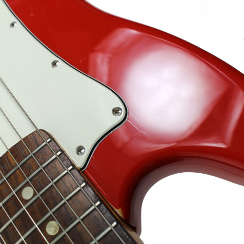 Vintage 1968 Fender Bronco Electric Guitar Red Finish