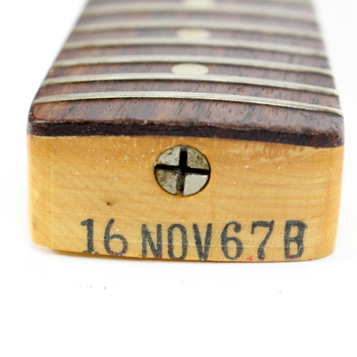 Vintage 1968 Fender Bronco Electric Guitar Red Finish