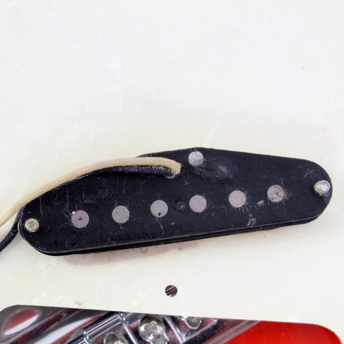 Vintage 1968 Fender Bronco Electric Guitar Red Finish