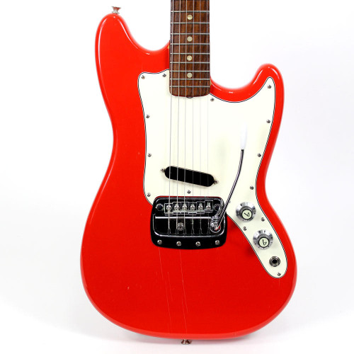 Vintage 1968 Fender Bronco Electric Guitar Red Finish