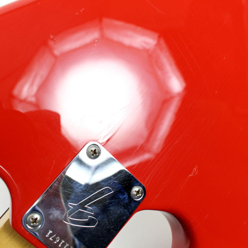 Vintage 1968 Fender Bronco Electric Guitar Red Finish