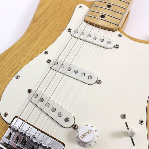 Vintage 1974 Fender Stratocaster Hardtail Electric Guitar Natural Finish