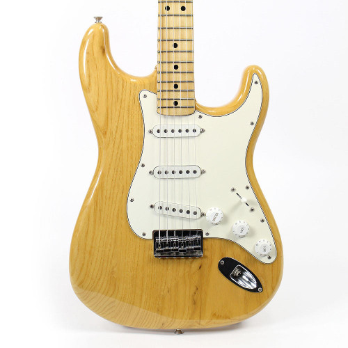 Vintage 1974 Fender Stratocaster Hardtail Electric Guitar Natural Finish
