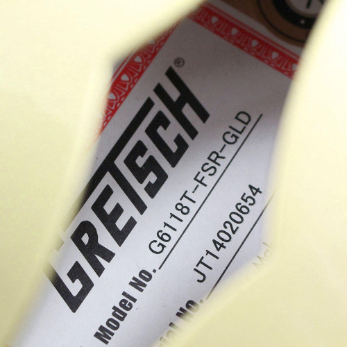 Gretsch G6118T Anniversary #2 FSR Metallic Gold Limited Exclusive with TV Jones Mod