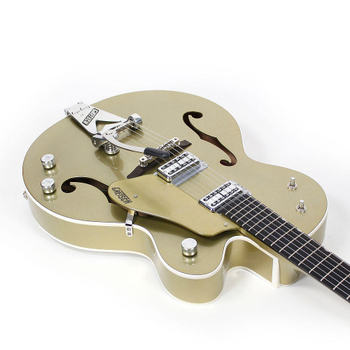 Gretsch G6118T Anniversary #2 FSR Metallic Gold Limited Exclusive with TV Jones Mod