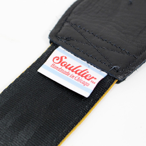 Souldier "Dresden Star" Gypsy Red Yellow & Black Pattern 2" Guitar Strap