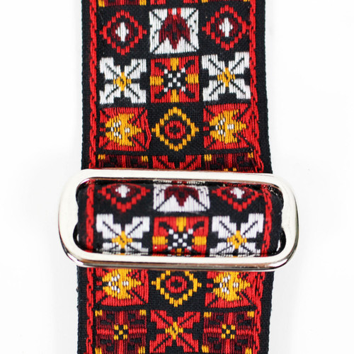 Souldier "Woodstock" Red Pattern 2" Guitar Strap