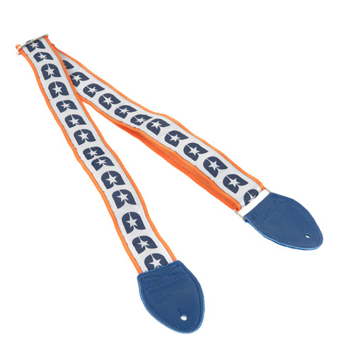 Souldier "All Star" Blue & Orange Pattern 2" Guitar Strap