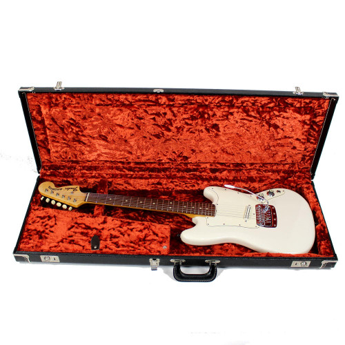 Vintage 1968 Fender Bronco Electric Guitar in White Finish