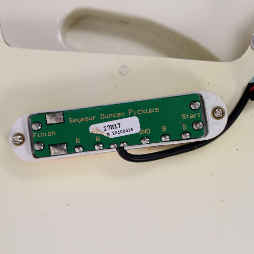 Vintage 1968 Fender Bronco Electric Guitar in White Finish