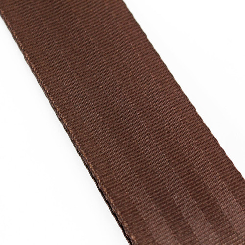 Souldier Plain Seatbelt Pattern Brown 2" Guitar Strap