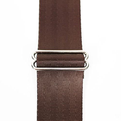 Souldier Plain Seatbelt Pattern Brown 2" Guitar Strap