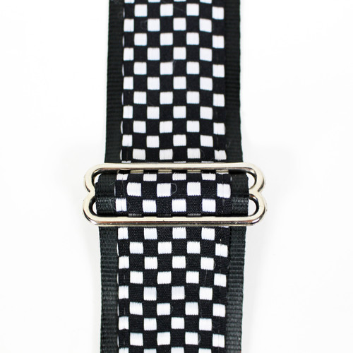 Souldier "Checker" Black & White Pattern 2" Guitar Strap