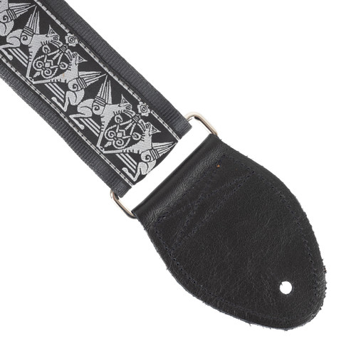 Souldier "Argus" Black Pattern 2" Guitar Strap