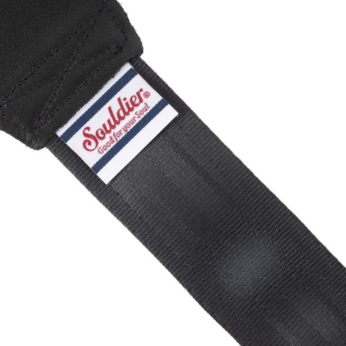 Souldier "Argus" Black Pattern 2" Guitar Strap