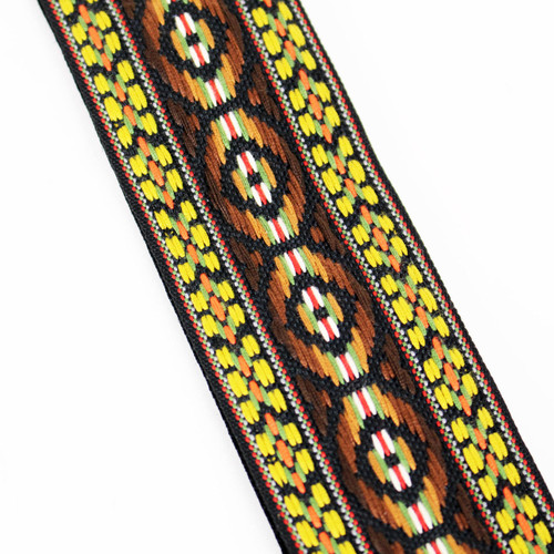 Souldier "Bohemian" Brown Multi Color Pattern 2" Guitar Strap