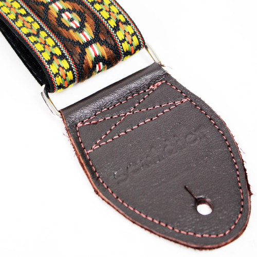 Souldier "Bohemian" Brown Multi Color Pattern 2" Guitar Strap