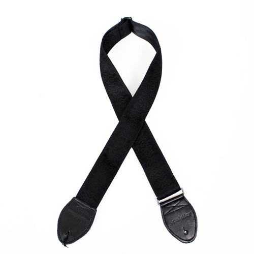 Souldier "Greenwich" Black on Black Pattern 2" Guitar Strap