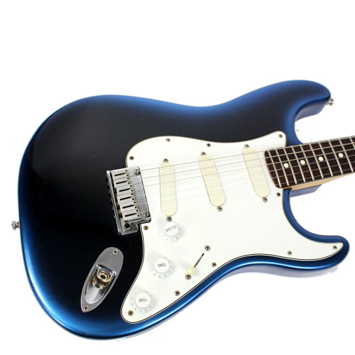 1992 Fender USA Made Stratocaster Plus Electric Guitar in Blue Pearl Dust Finish