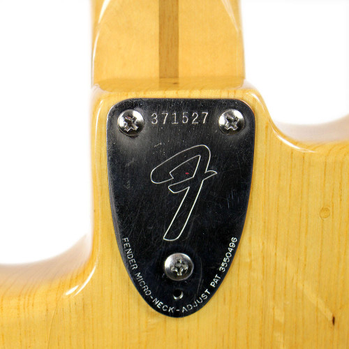 Vintage 1973 Fender Stratocaster Hardtail Electric Guitar Natural Finish