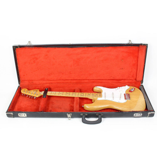 Vintage 1974 Fender Stratocaster Hardtail Electric Guitar Natural