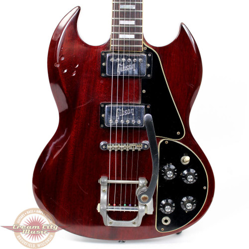 ビンテージ！Gibson SG DELUXE 1972年製　ギブソンレスポール Vintage 1972 Gibson SG Deluxe Electric Guitar in Cherry
