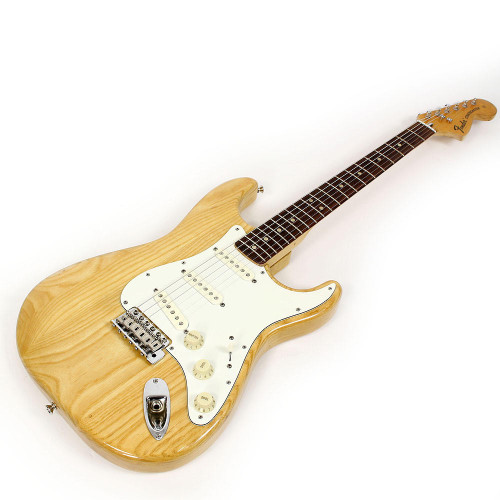 Vintage 1975 Fender Stratocaster Electric Guitar Natural
