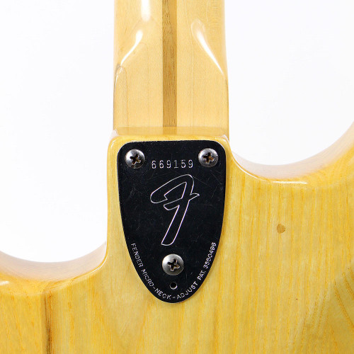 Vintage 1975 Fender Stratocaster Electric Guitar Natural