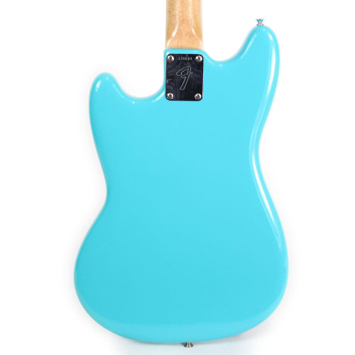 Vintage 1966 Fender Duo Sonic II Electric Guitar Refinished in Blue