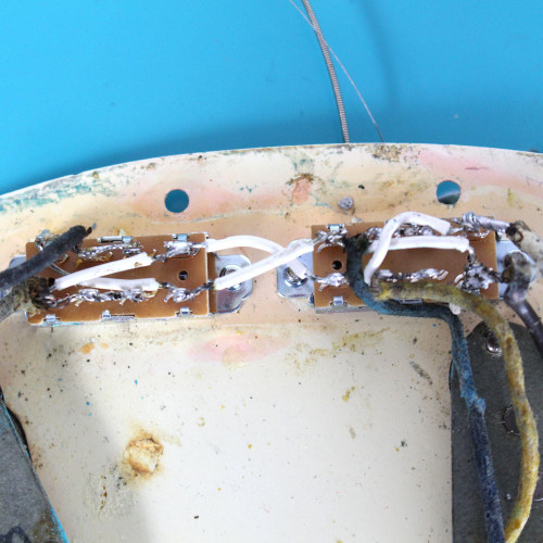 Vintage 1966 Fender Duo Sonic II Electric Guitar Refinished in Blue