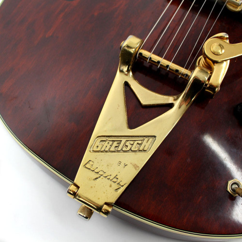 Vintage 1966 Gretsch G6122 Chet Atkins Country Gentleman Hollow Body Electric Guitar in Walnut Finish