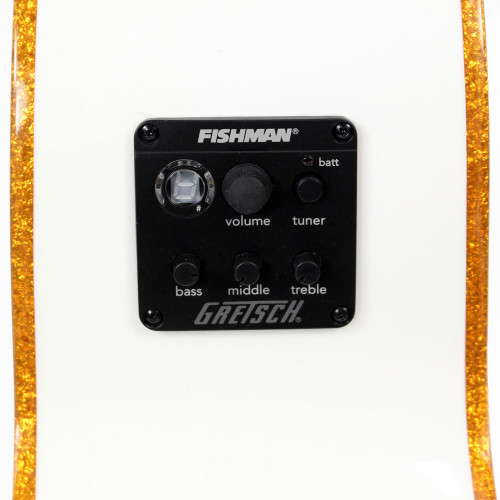 Gretsch G5022CWFE  Rancher White Falcon Jumbo Cutaway Acoustic