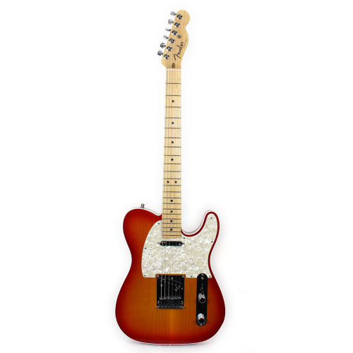 2013 Fender USA Made American Deluxe Telecaster Electric Guitar in Aged Cherry Sunburst