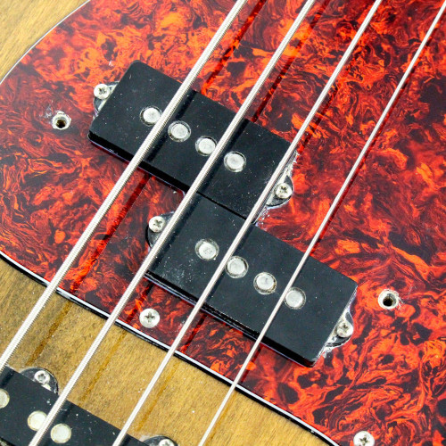 Vintage 1971 Fender Fretless Precision Bass P-Bass Guitar Refinished in Walnut