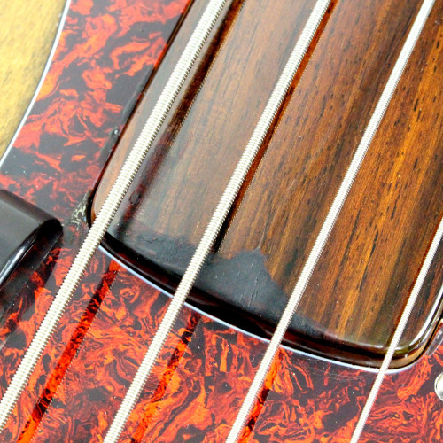 Vintage 1971 Fender Fretless Precision Bass P-Bass Guitar Refinished in Walnut