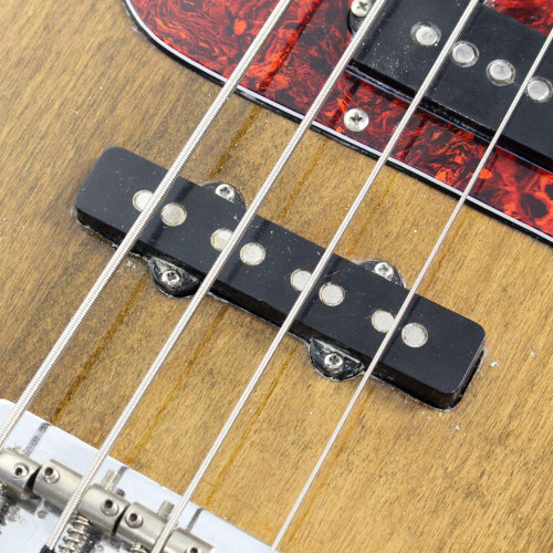 Vintage 1971 Fender Fretless Precision Bass P-Bass Guitar Refinished in Walnut