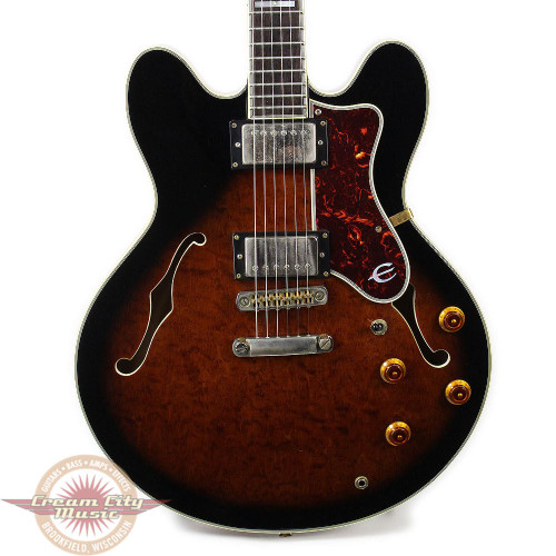 1991 Epiphone Sheraton II Semi Hollow Body Electric Guitar in