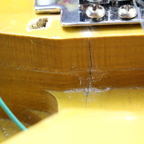 Used Fender Parts Stratocaster Electric Guitar Sunburst Finish