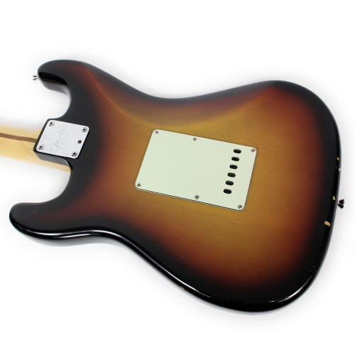 Used Fender Parts Stratocaster Electric Guitar Sunburst Finish