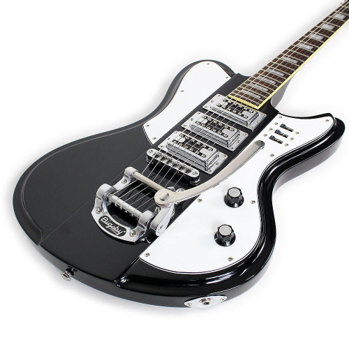 Used Schecter Diamond Series Ultra III Electric Guitar in Black Finish