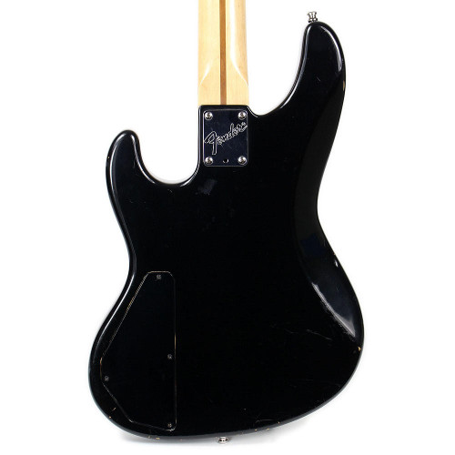 1990 Fender Jazz Bass Plus Electric Bass Guitar in Black Finish