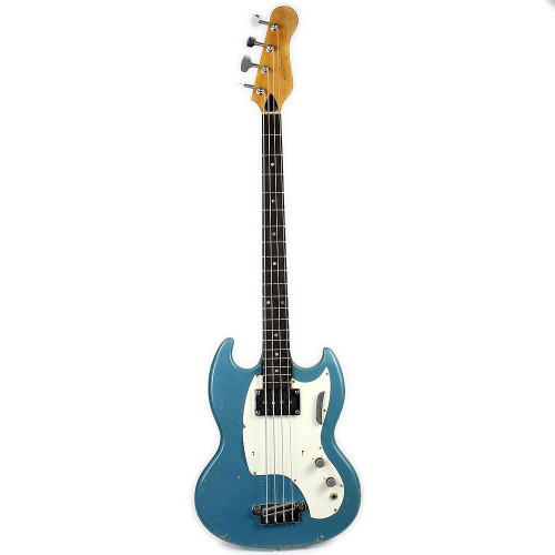 Vintage 1967 Kalamazoo KB-1 Electric Bass Guitar Blue